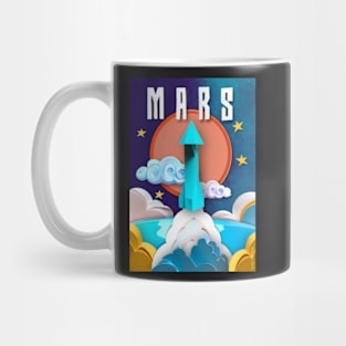 Starship to Mars (paper version) Mug